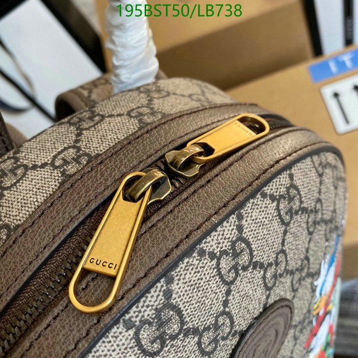 Gucci Bag-(Mirror)-Backpack-,Code: LB738,$: 195USD