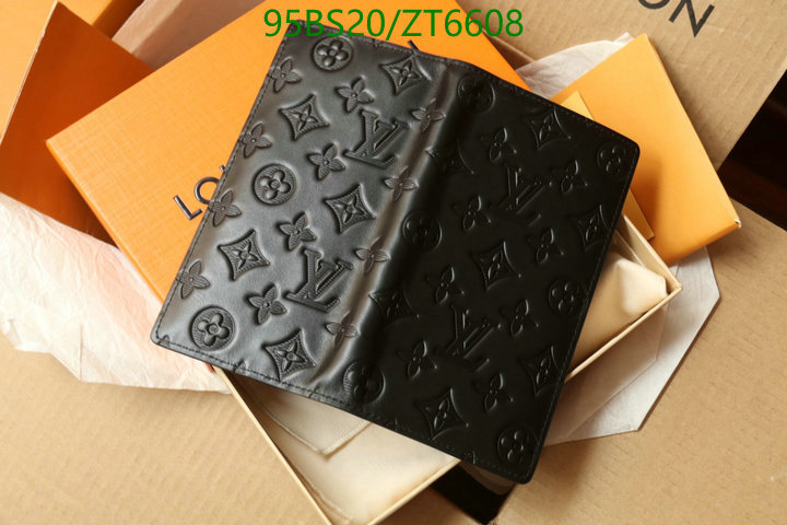 LV Bags-(Mirror)-Wallet-,Code: ZT6608,$: 95USD