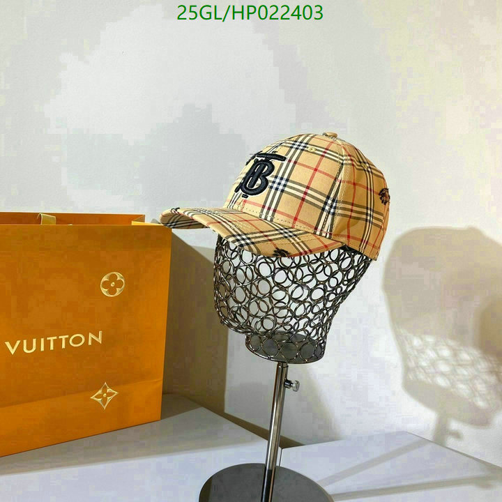 Cap -(Hat)-Burberry, Code: HP022403,$: 25USD
