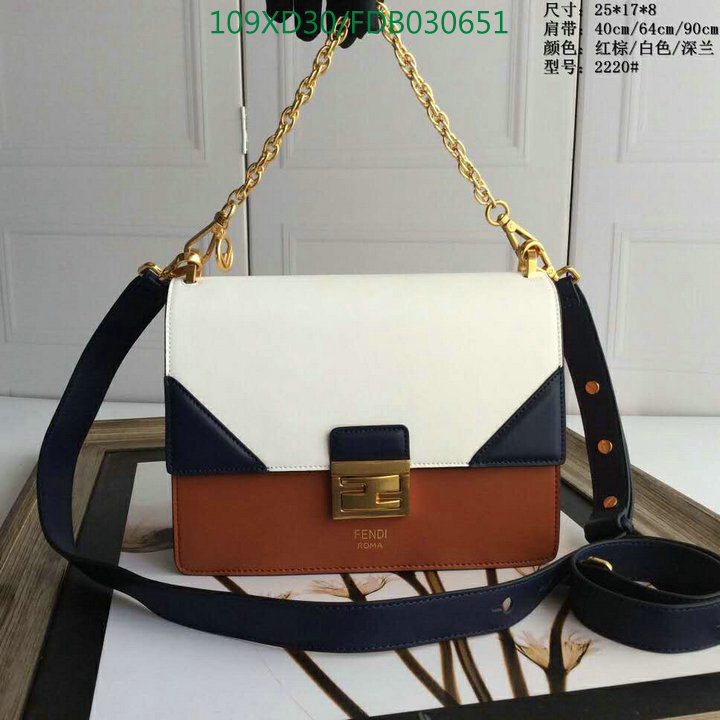 Fendi Bag-(4A)-Diagonal-,Code: FDB030651,$:109USD