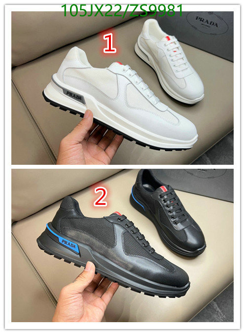 Men shoes-Prada, Code: ZS9981,$: 105USD