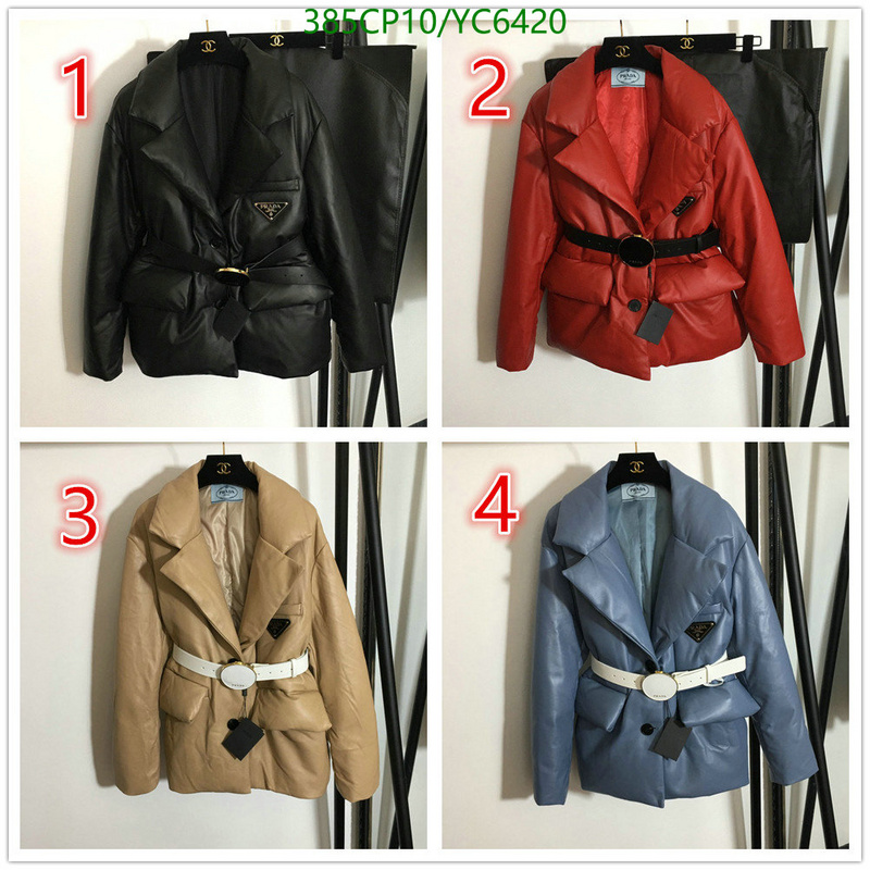 Down jacket Women-Prada, Code: YC6420,$: 385USD