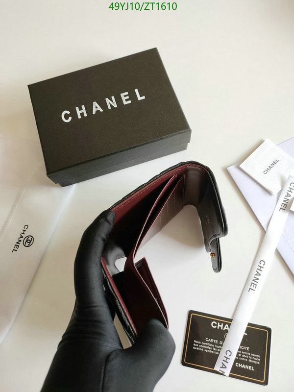 Chanel Bags ( 4A )-Wallet-,Code: ZT1610,$: 49USD
