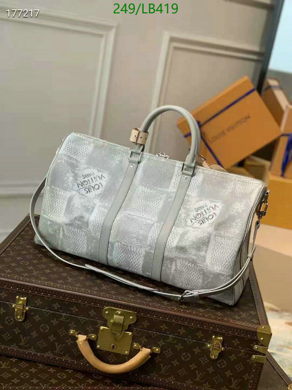 LV Bags-(Mirror)-Keepall BandouliRe 45-50-,Code: LB419,$: 249USD