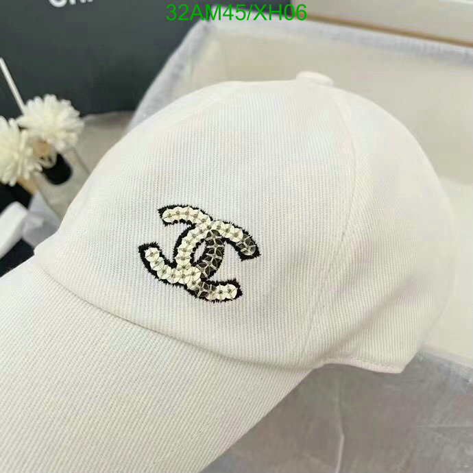 Cap -(Hat)-Chanel, Code: XH06,$: 32USD