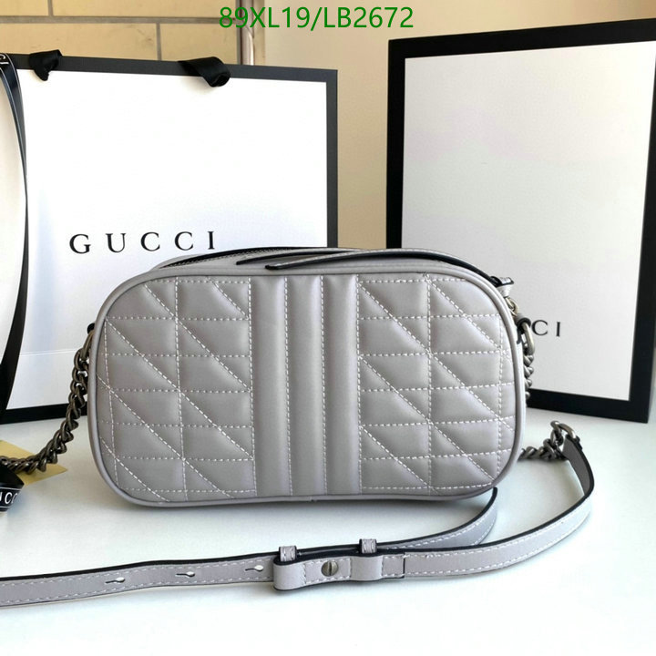 Gucci Bag-(4A)-Marmont,Code: LB2672,$: 89USD