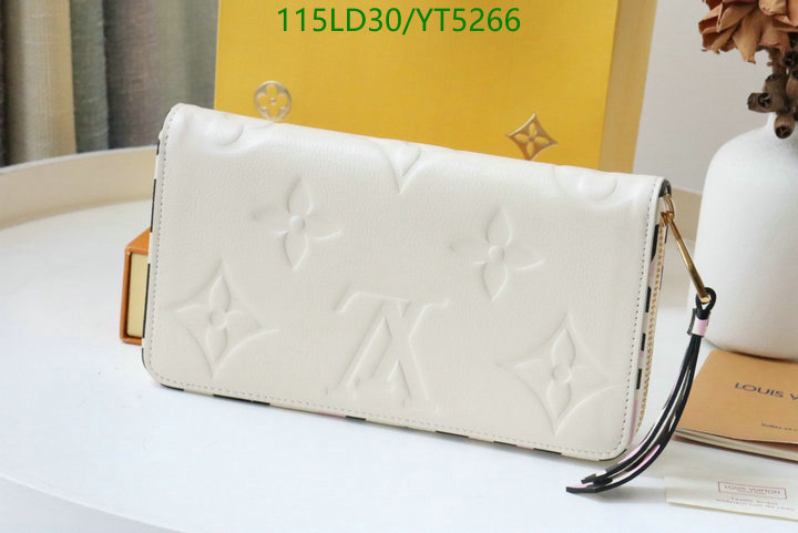 LV Bags-(Mirror)-Wallet-,Code: YT5266,$: 115USD