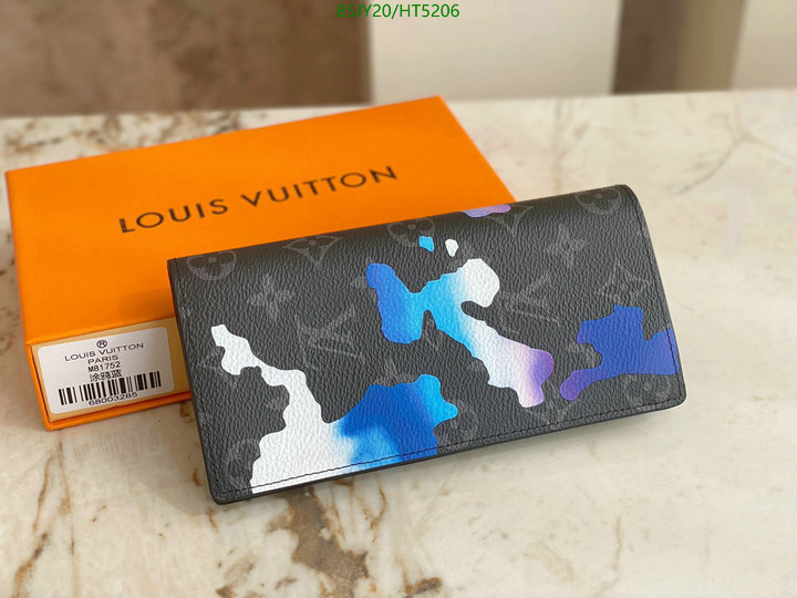 LV Bags-(Mirror)-Wallet-,Code: HT5206,$: 85USD