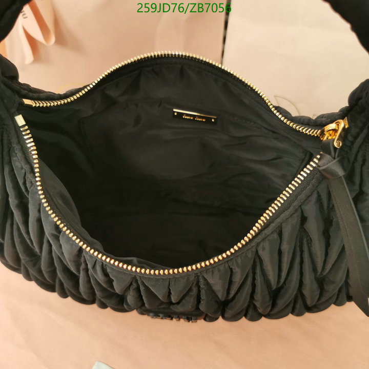 Miu Miu Bag-(Mirror)-Handbag-,Code: ZB7056,$: 259USD