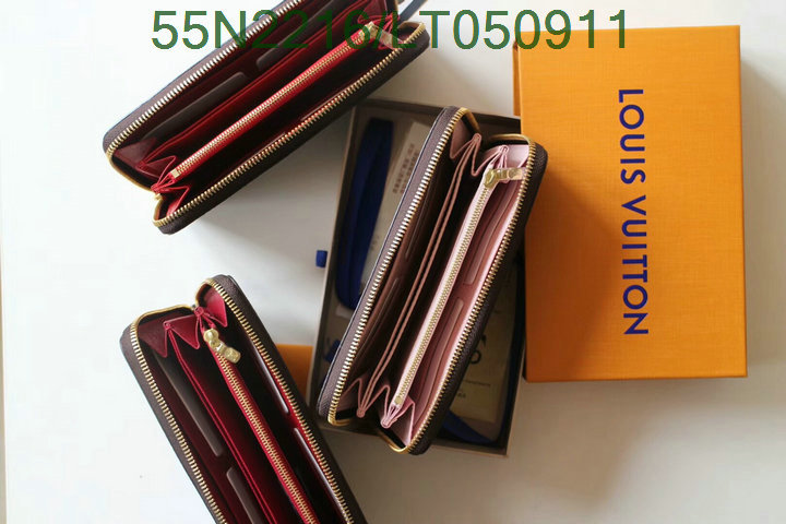 LV Bags-(Mirror)-Wallet-,Code:LT050911,$: 55USD