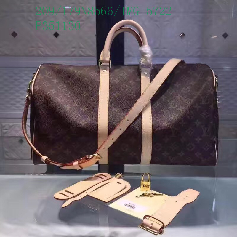 LV Bags-(Mirror)-Keepall BandouliRe 45-50-,Code：LB113025,$: 209USD