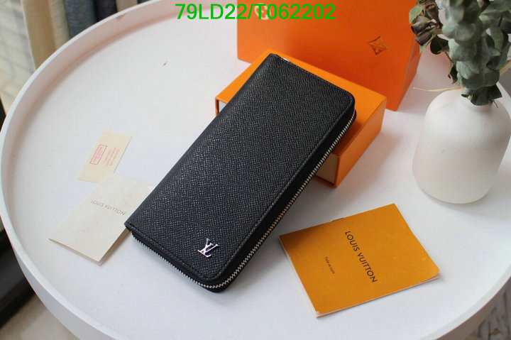 LV Bags-(Mirror)-Wallet-,Code: T062202,$: 79USD