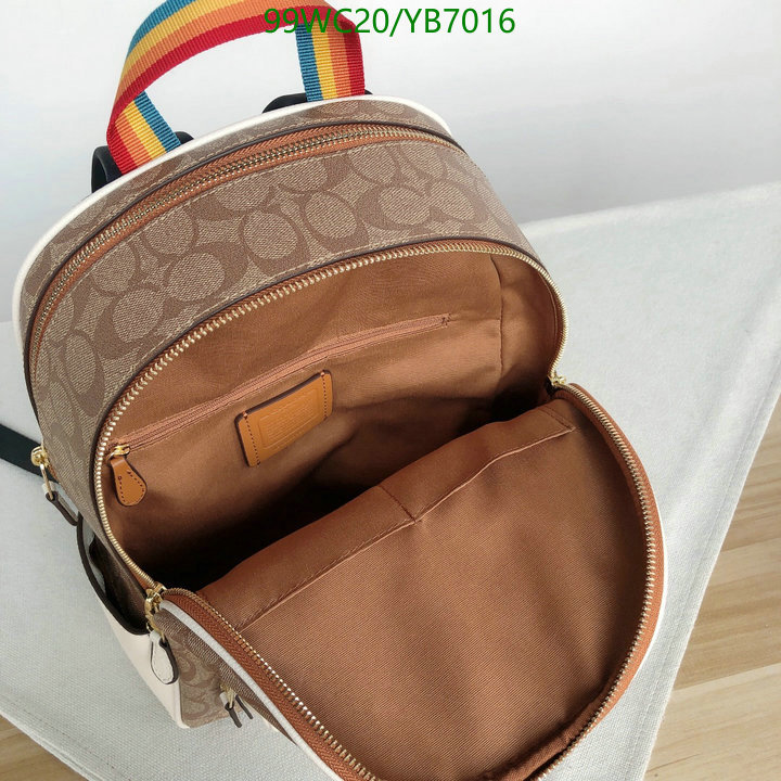 Coach Bag-(4A)-Backpack-,Code: YB7016,$: 99USD
