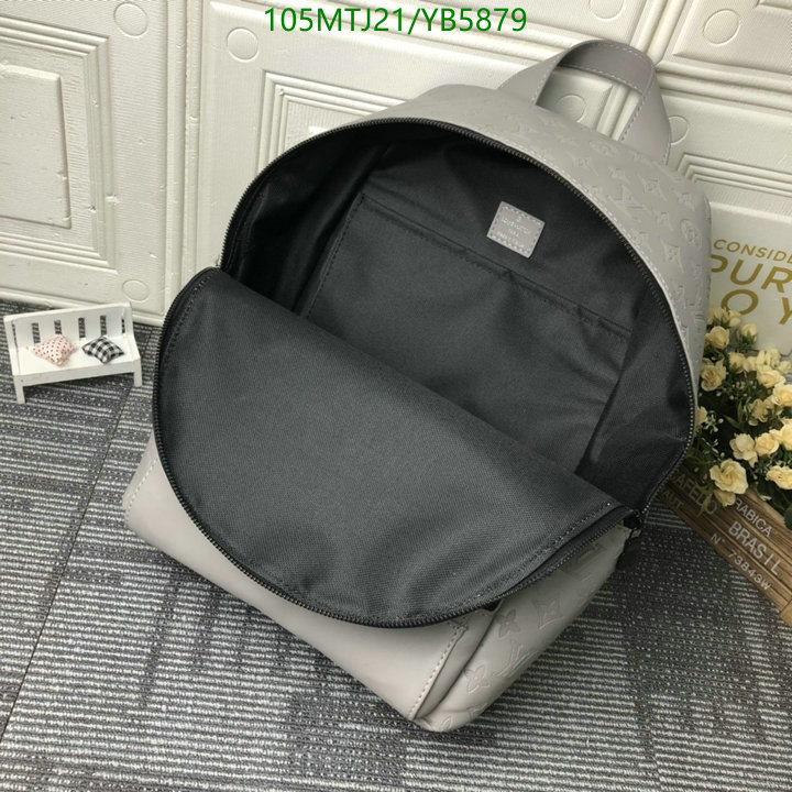 LV Bags-(4A)-Backpack-,Code: YB5879,$: 105USD