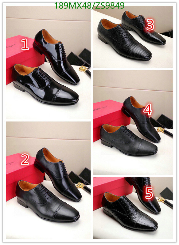 Men shoes-Ferragamo, Code: ZS9849,$: 189USD