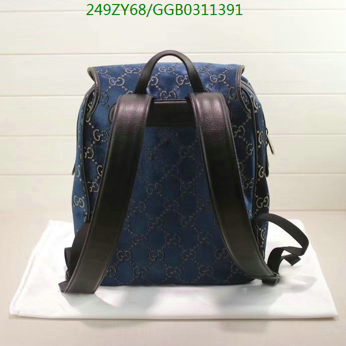 Gucci Bag-(Mirror)-Backpack-,Code: GGB031391,$: 249USD