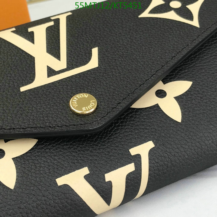 LV Bags-(4A)-Wallet-,Code: KT5451,$: 55USD