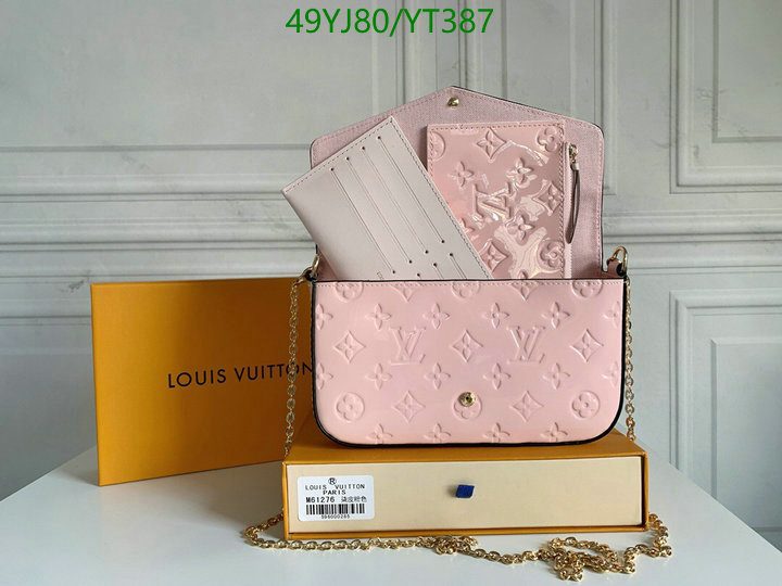 LV Bags-(4A)-Wallet-,Code: YT387,$: 49USD