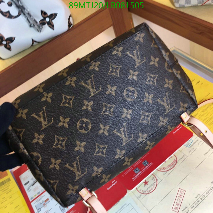 LV Bags-(4A)-Backpack-,Code: LB081505,$: 89USD