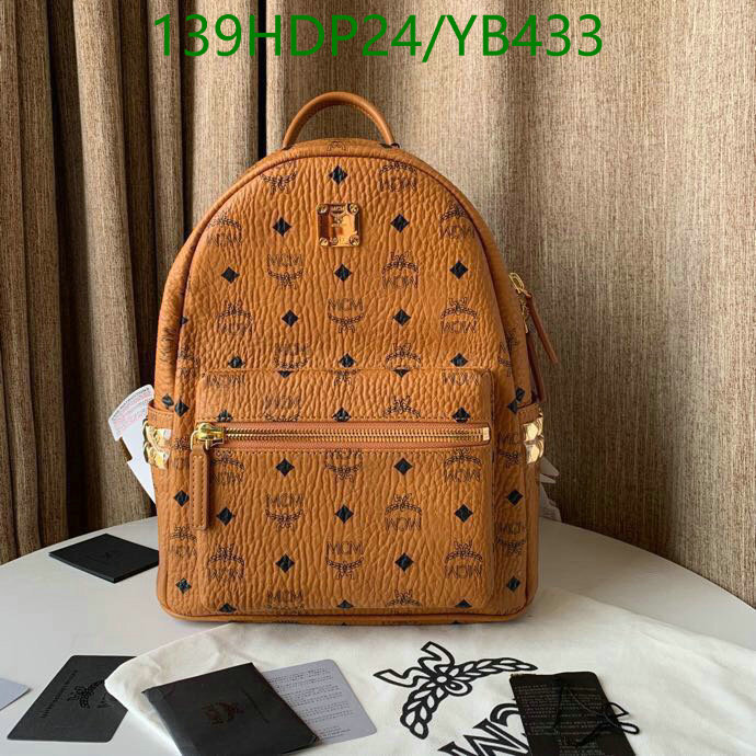 MCM Bag-(Mirror)-Backpack-,Code: YB433,