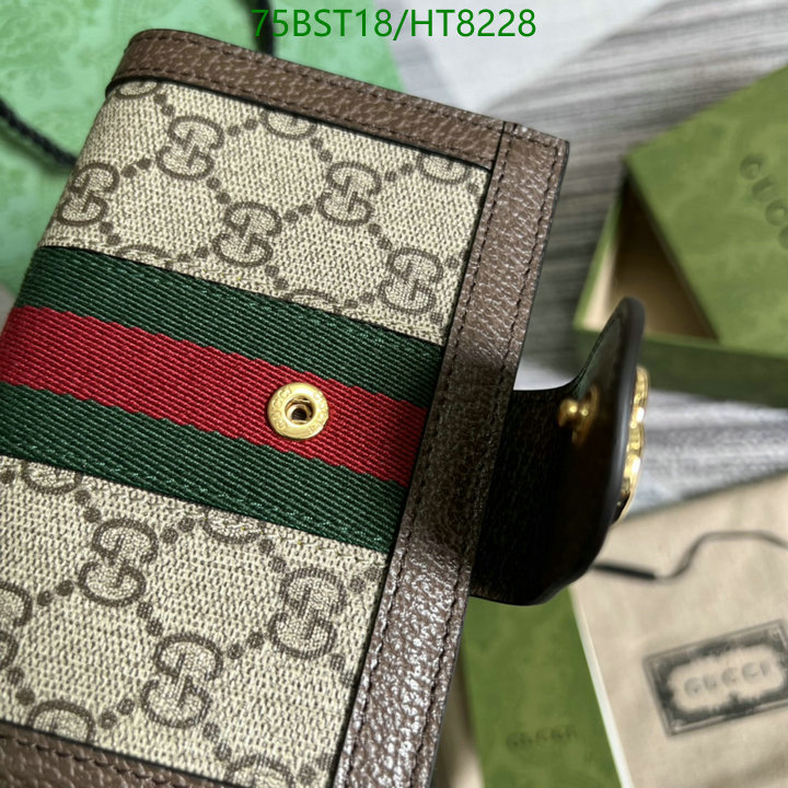 Gucci Bag-(Mirror)-Wallet-,Code: HT8228,$: 75USD
