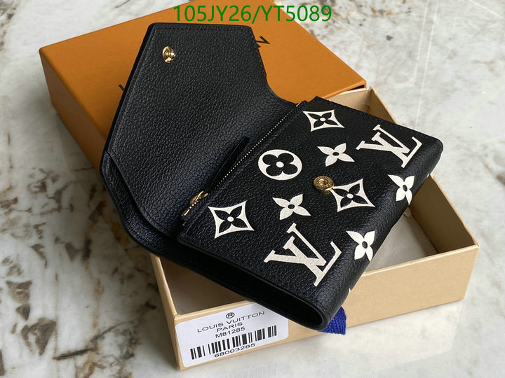 LV Bags-(Mirror)-Wallet-,Code: YT5089,$: 105USD