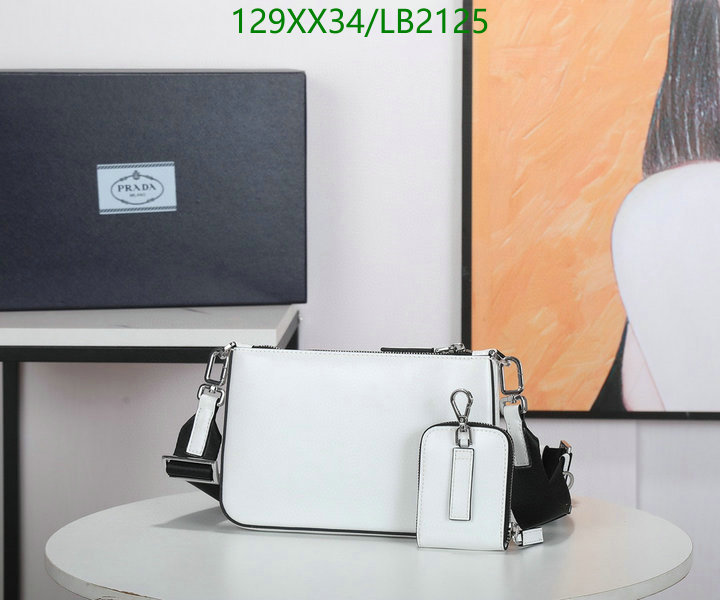 Prada Bag-(Mirror)-Diagonal-,Code: LB2125,$: 129USD