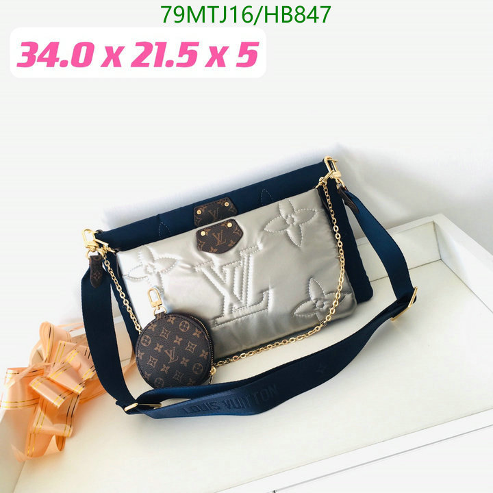 LV Bags-(4A)-New Wave Multi-Pochette-,Code: HB847,$: 79USD