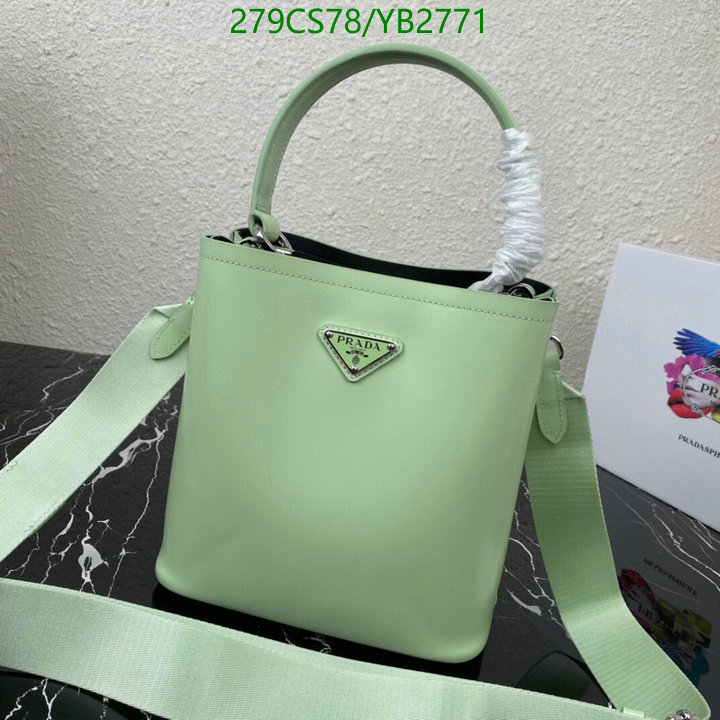 Prada Bag-(Mirror)-Diagonal-,Code: YB2771,$: 279USD