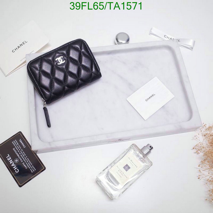 Chanel Bags ( 4A )-Wallet-,Code: TA1571,$: 39USD