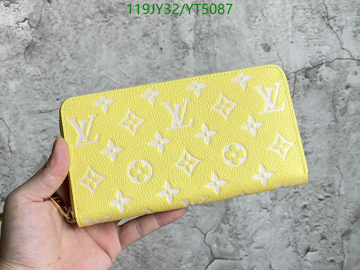 LV Bags-(Mirror)-Wallet-,Code: YT5087,$: 119USD