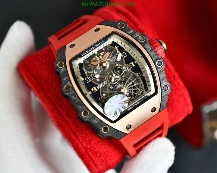 Watch-Mirror Quality-Richard Mille, Code: HW3704,$: 669USD