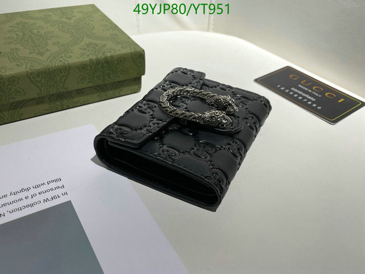 Gucci Bag-(4A)-Wallet-,Code: YT951,$: 49USD