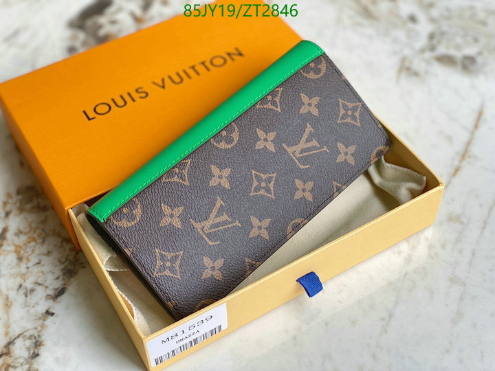 LV Bags-(Mirror)-Wallet-,Code: ZT2846,$: 85USD