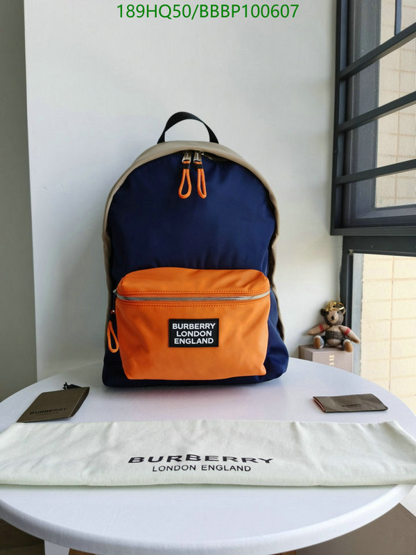 Burberry Bag-(Mirror)-Backpack-,Code: BBBP100607,$: 189USD