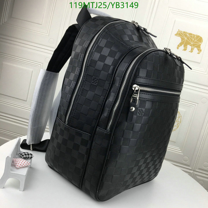 LV Bags-(4A)-Backpack-,Code: YB3149,$: 119USD