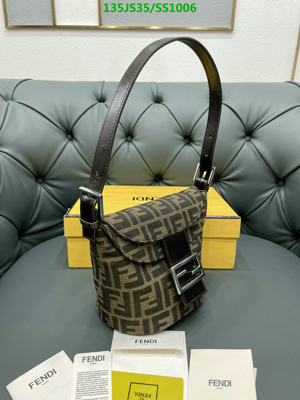 Fendi Bag-(Mirror)-Handbag-,Code: SS1006,