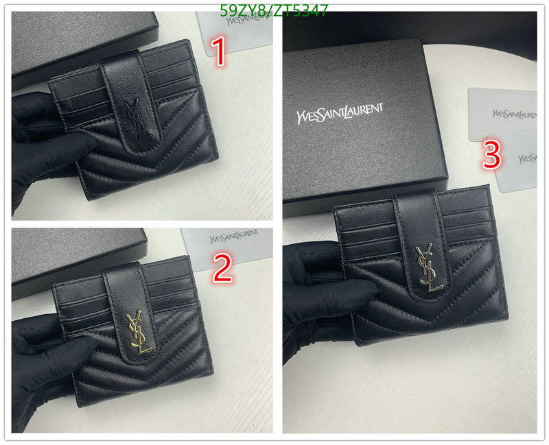 YSL Bag-(4A)-Wallet-,Code: ZT5347,$: 59USD