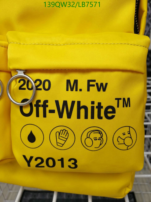 Off-White Bag-(Mirror)-Backpack-,Code: LB7571,$: 139USD