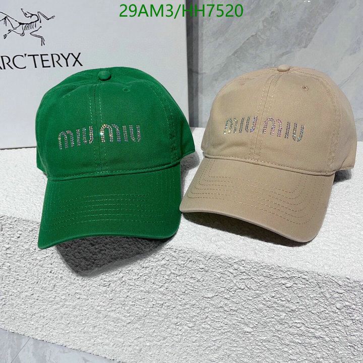 Cap -(Hat)-Miu Miu, Code: HH7520,$: 29USD