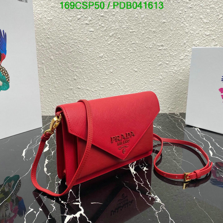Prada Bag-(Mirror)-Diagonal-,Code: PDB041613,$: 169USD