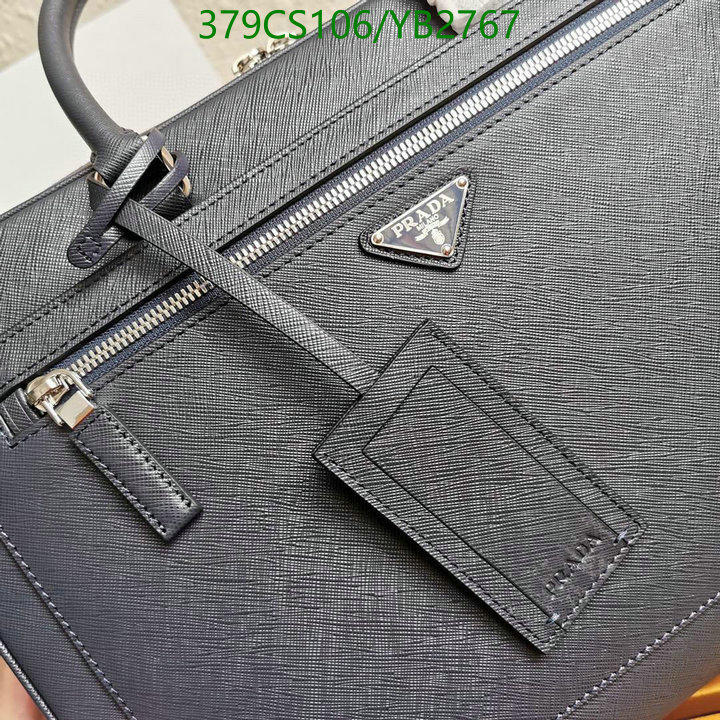 Prada Bag-(Mirror)-Handbag-,Code: YB2767,$: 379USD
