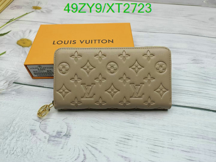 LV Bags-(4A)-Wallet-,Code: XT2723,$: 49USD