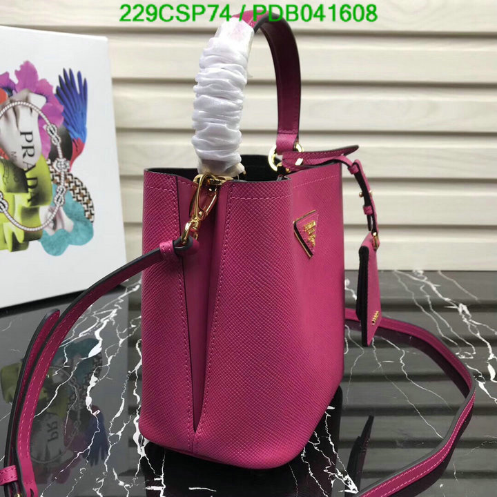 Prada Bag-(Mirror)-Diagonal-,Code: PDB041608,$: 229USD