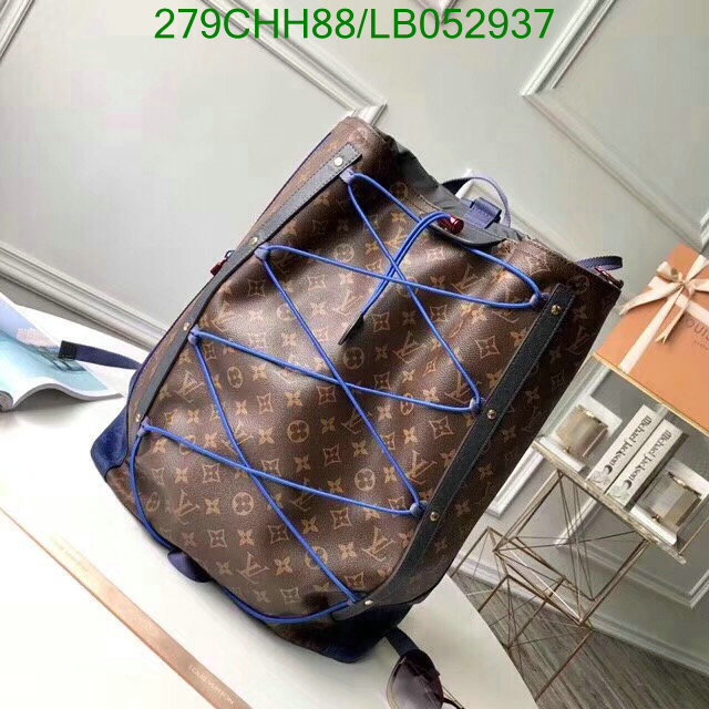 LV Bags-(Mirror)-Backpack-,Code: LB052937,