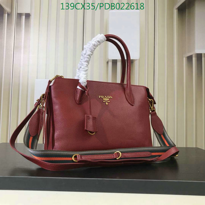 Prada Bag-(Mirror)-Handbag-,Code: PDB022618,$:139USD