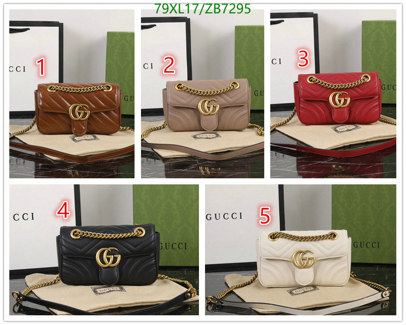 Gucci Bag-(4A)-Marmont,Code: ZB7295,$: 79USD