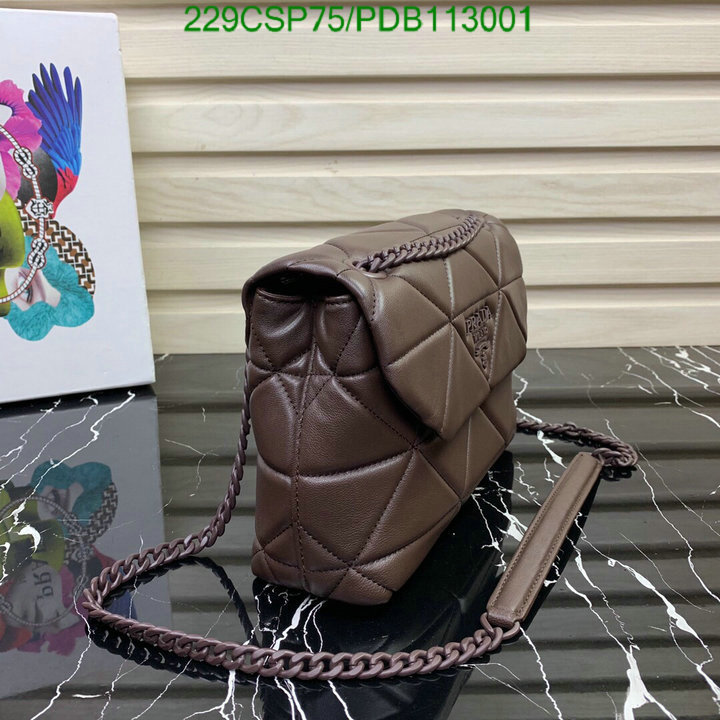 Prada Bag-(Mirror)-Diagonal-,Code: PDB113001,$: 229USD