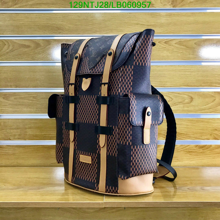 LV Bags-(4A)-Backpack-,Code: LB060957,$: 129USD