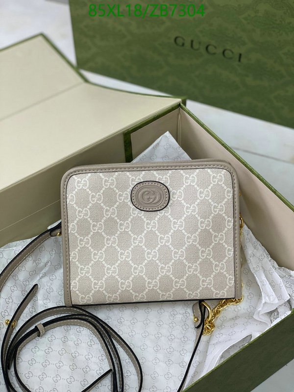 Gucci Bag-(4A)-Diagonal-,Code: ZB7304,$: 85USD